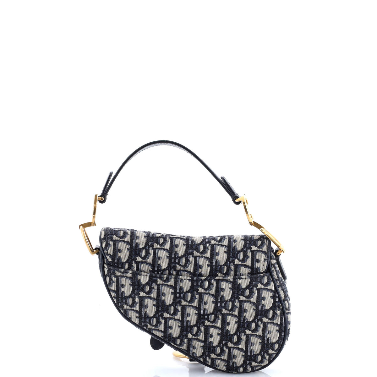 Saddle Handbag Oblique Canvas Mini