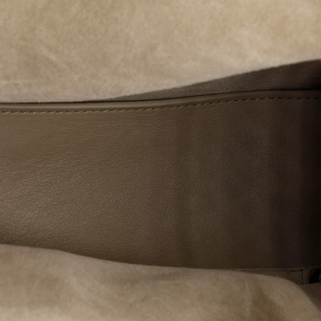 Ciao Ciao Top Handle Bag Leather with Intrecciato Detail Medium