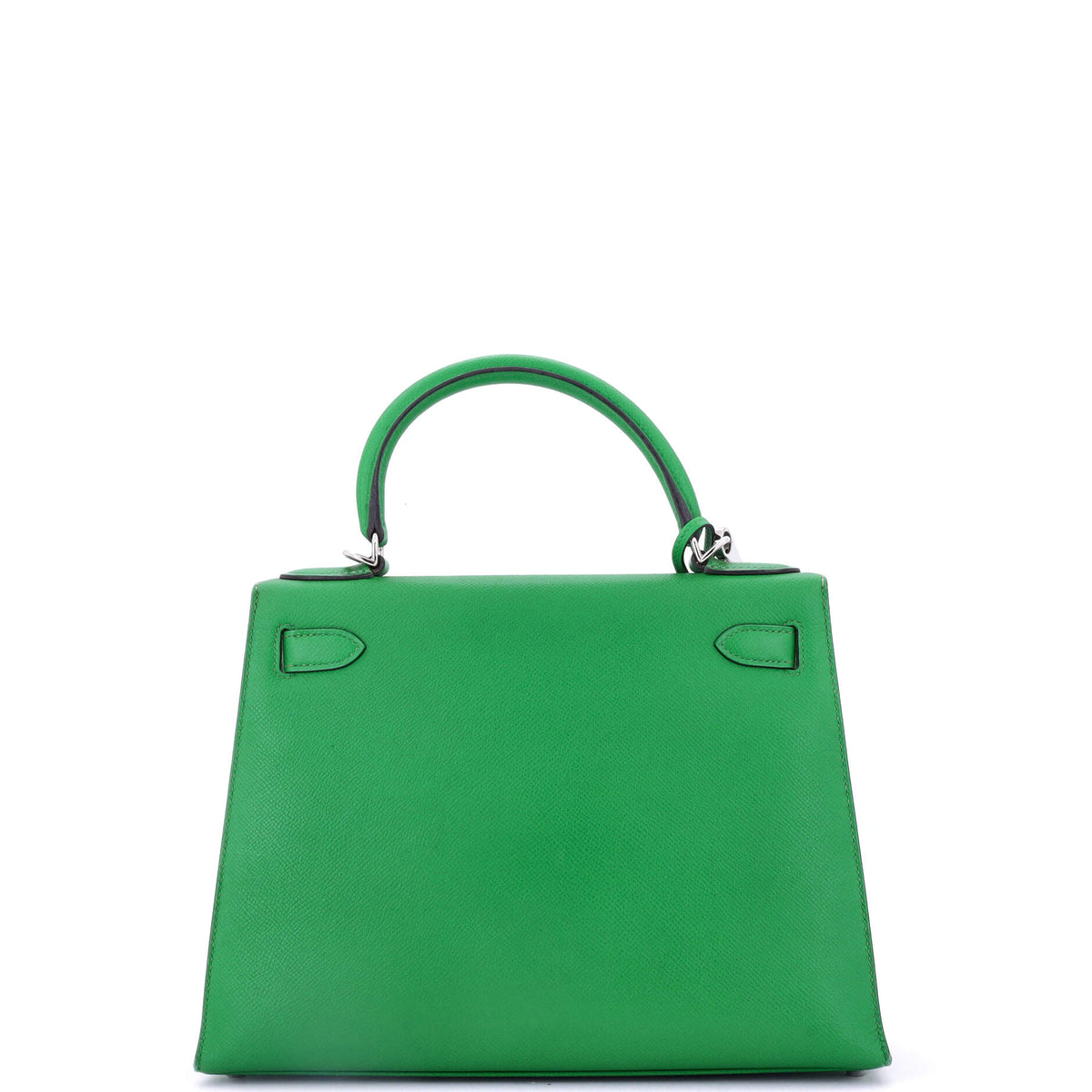 Kelly Handbag Bamboo Epsom with Palladium Hardware 28