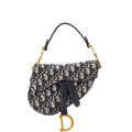Saddle Handbag Oblique Canvas Mini