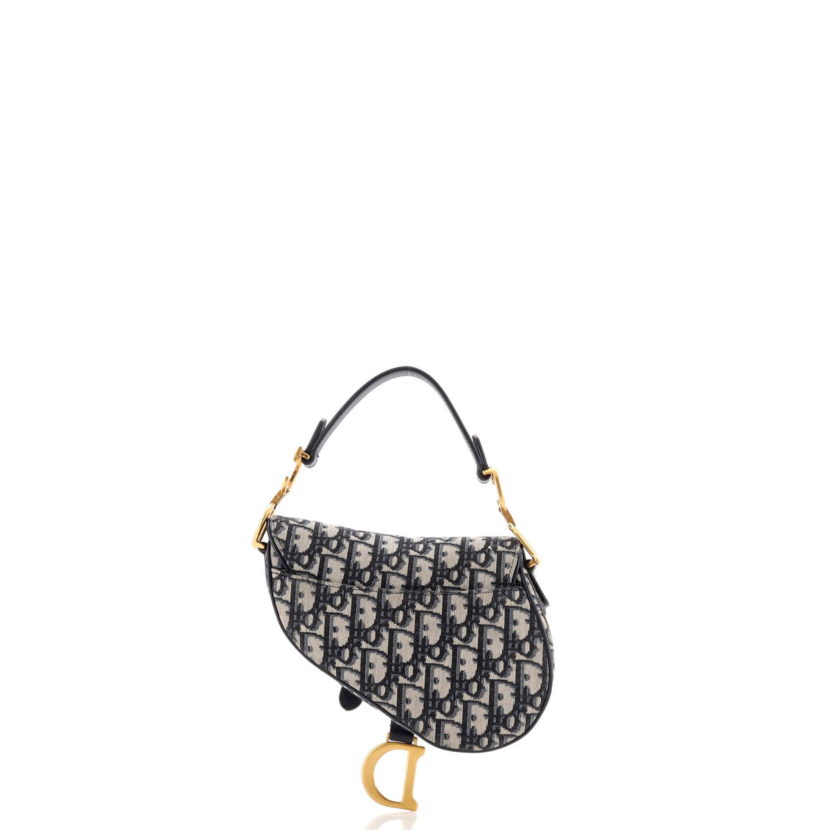 Saddle Handbag Oblique Canvas Mini