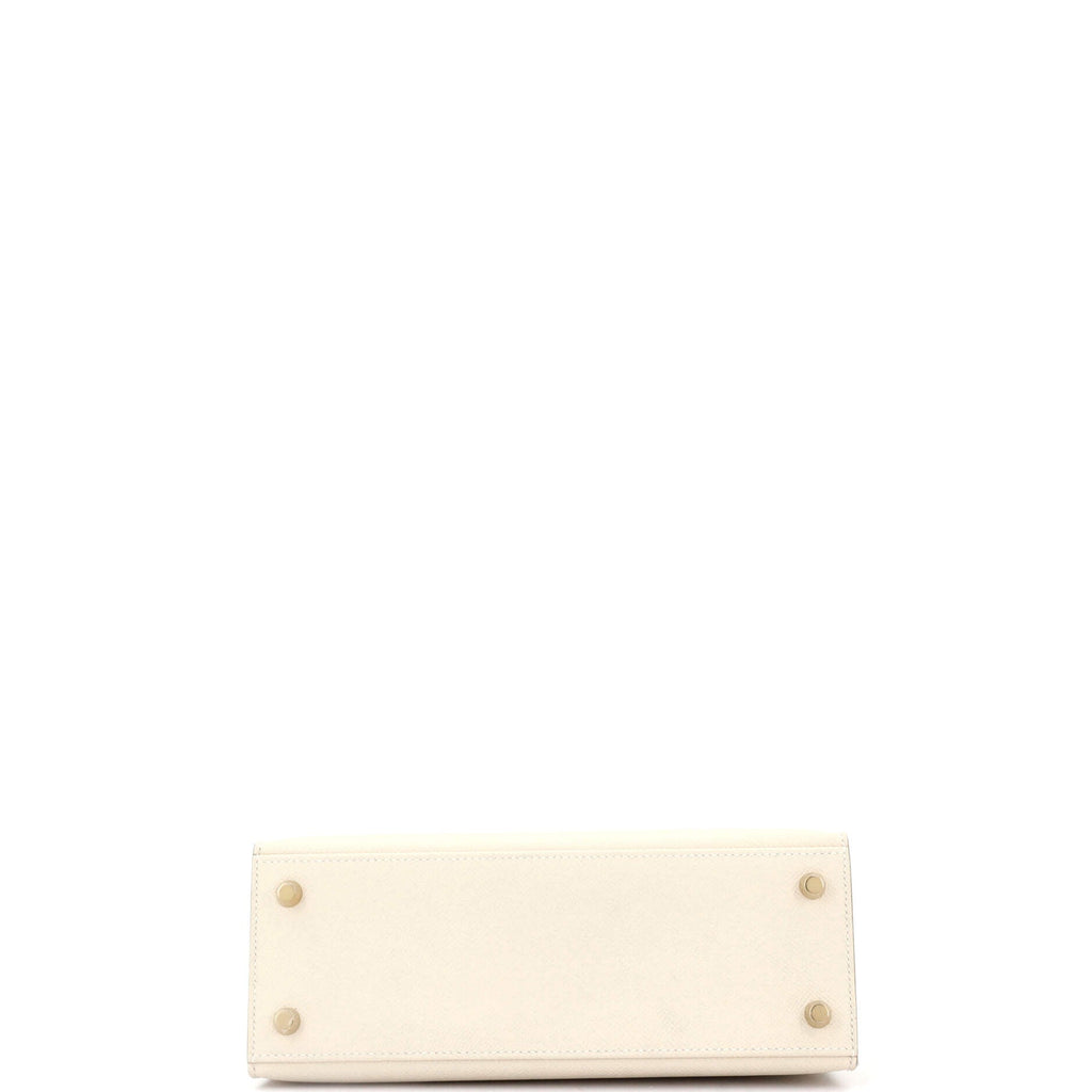 Kelly Handbag Light Epsom with Gold Hardware 25