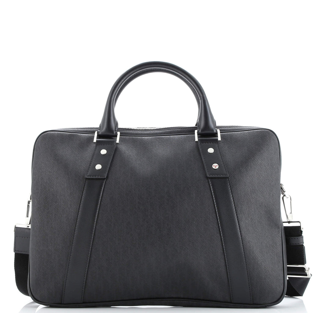 Homme Convertible Zip Slim Briefcase Leather Large