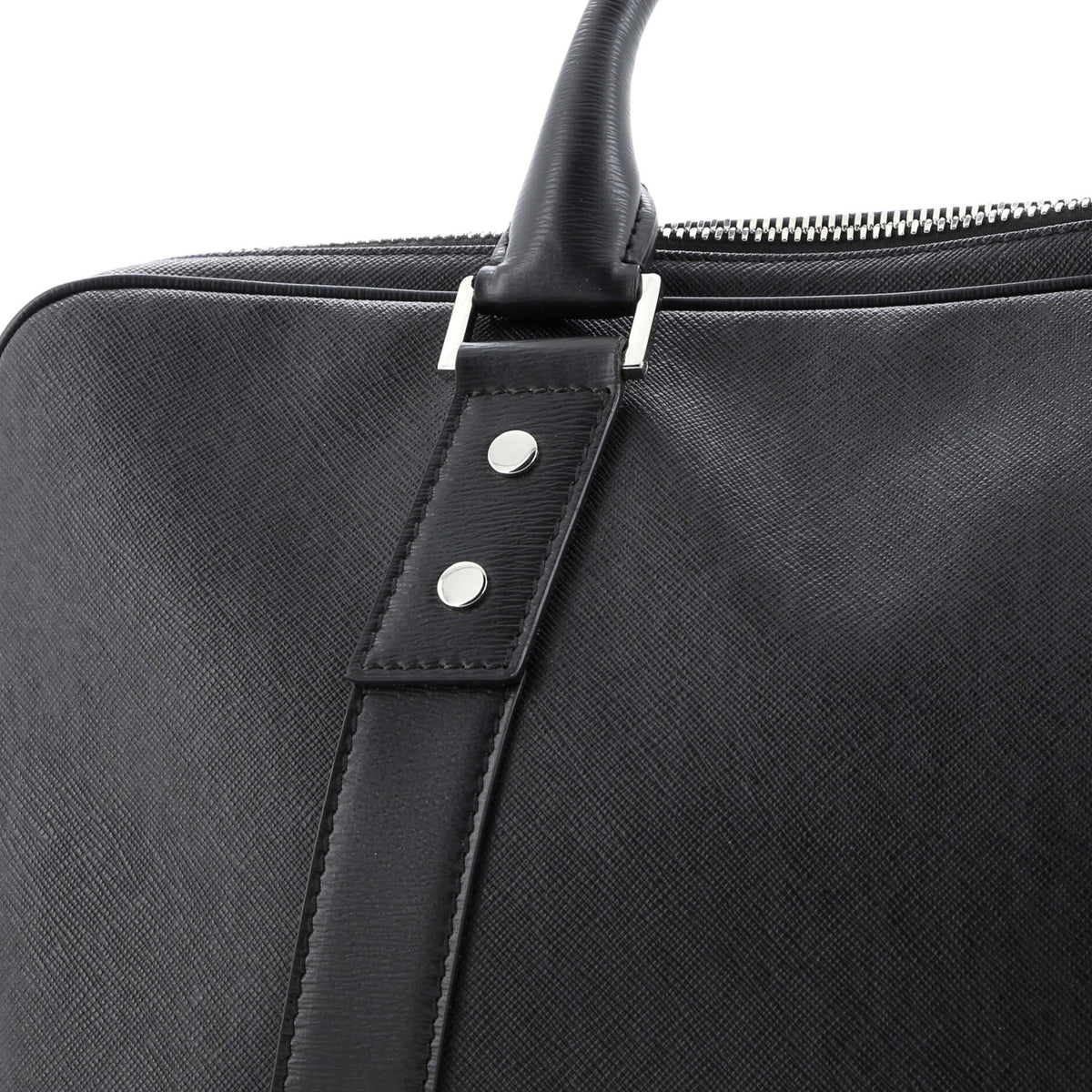 Homme Convertible Zip Slim Briefcase Leather Large