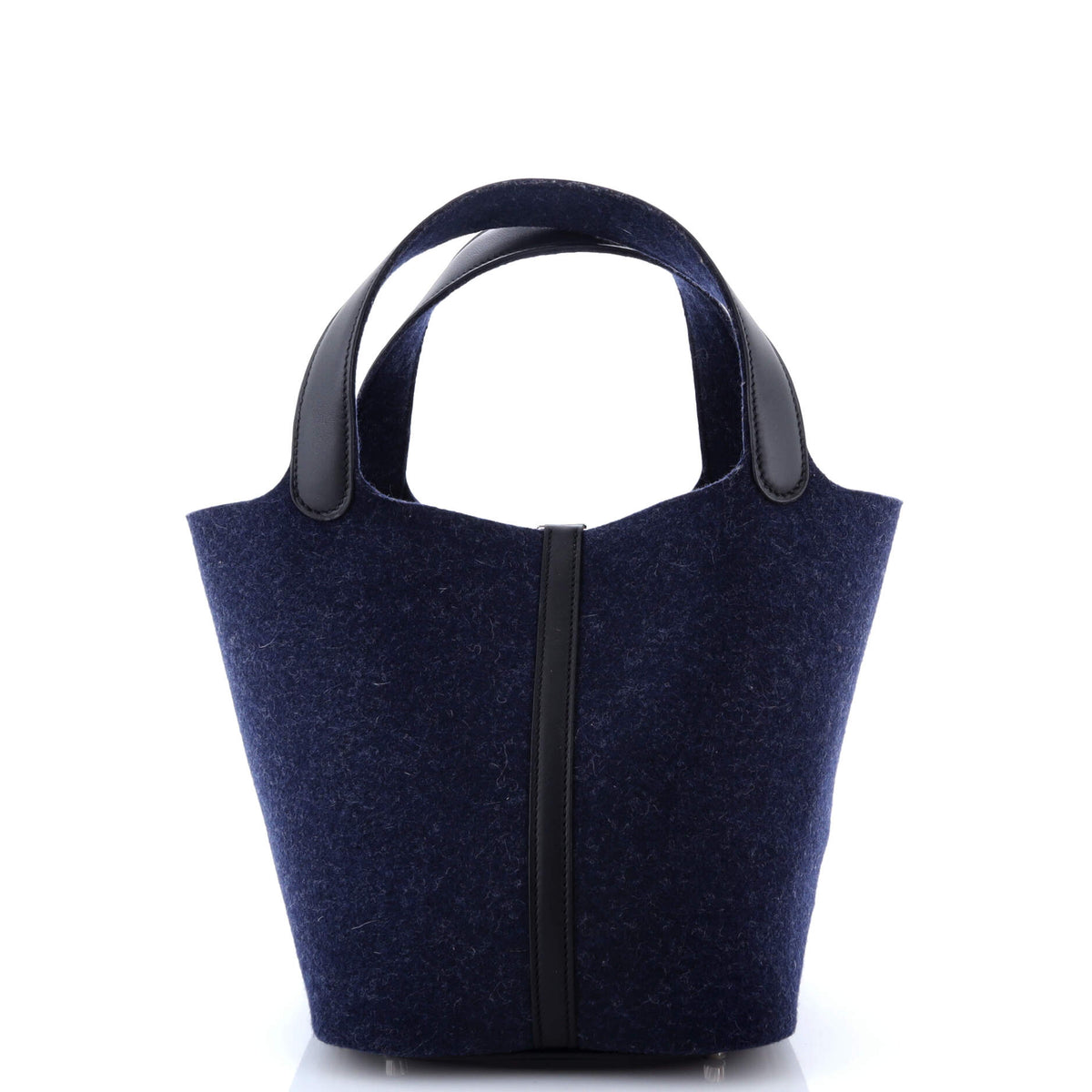 Picotin Lock Bag Felt with Leather MM
