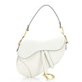 Saddle Handbag Leather Medium