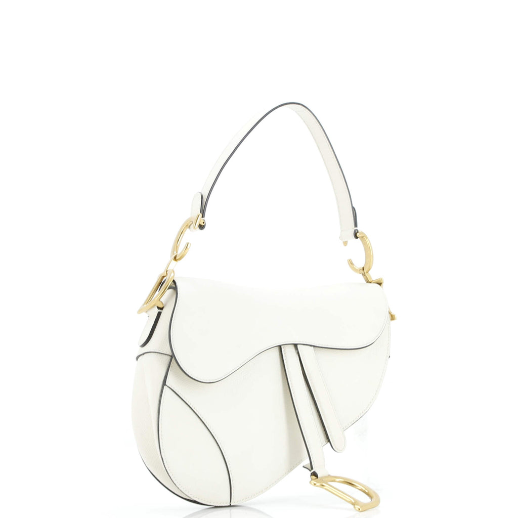 Saddle Handbag Leather Medium