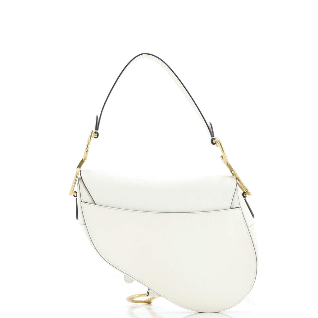 Saddle Handbag Leather Medium
