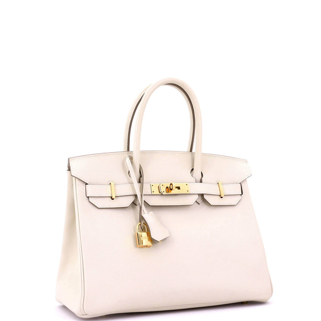 Birkin Handbag Light Epsom with Gold Hardware 30