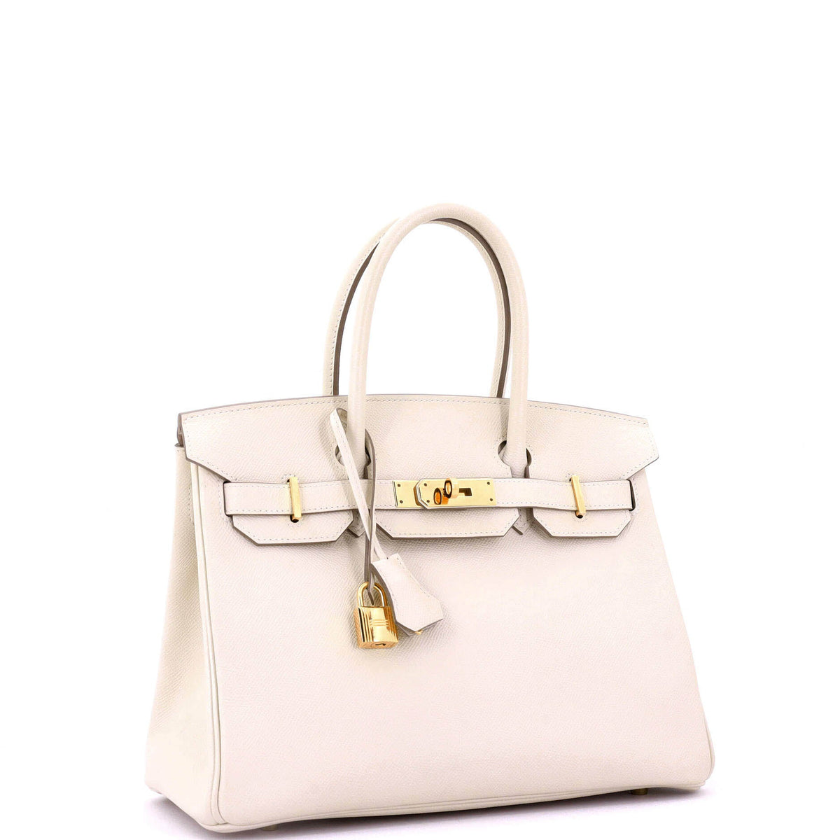 Birkin Handbag Light Epsom with Gold Hardware 30