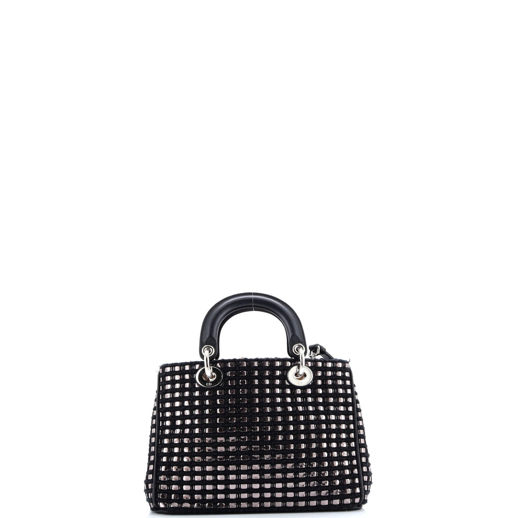 Diorissimo Tote Patch Embellished Metallic Tweed Mini
