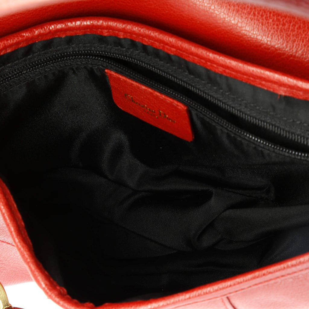 Saddle Handbag Leather Medium