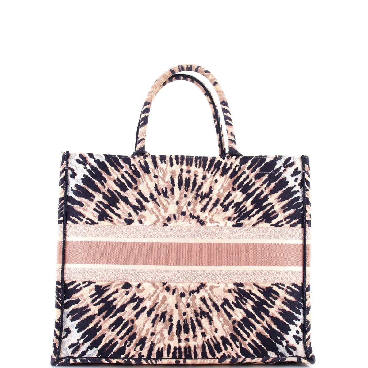 Book Tote Embroidered Canvas Large