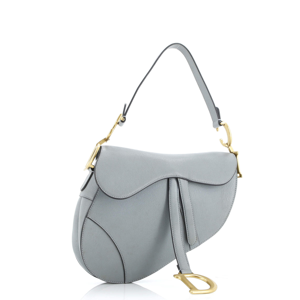 Saddle Handbag Leather Medium