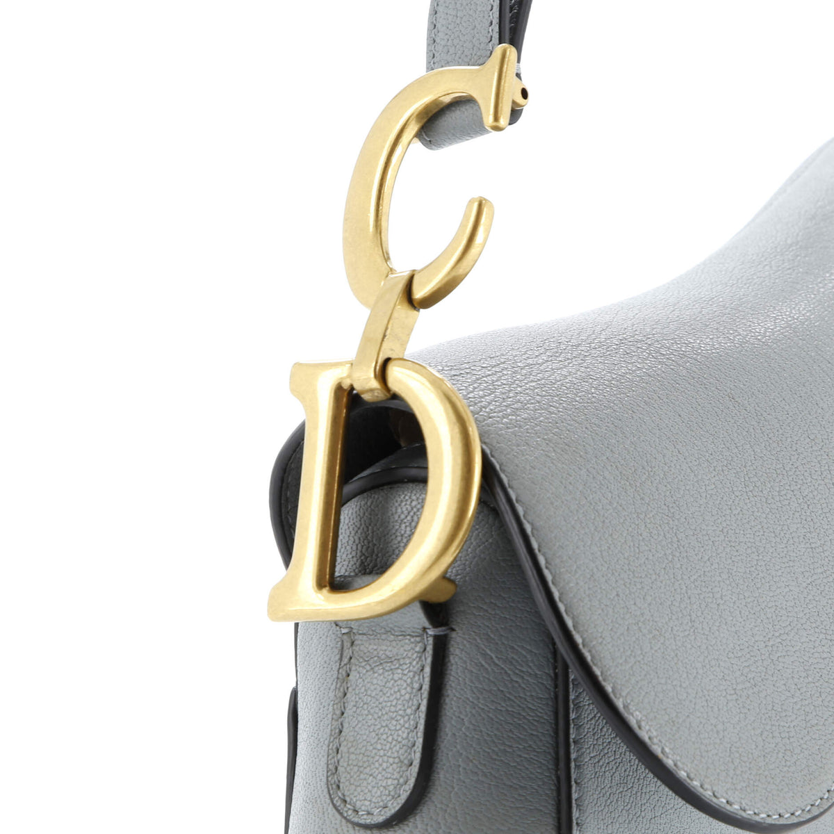 Saddle Handbag Leather Medium