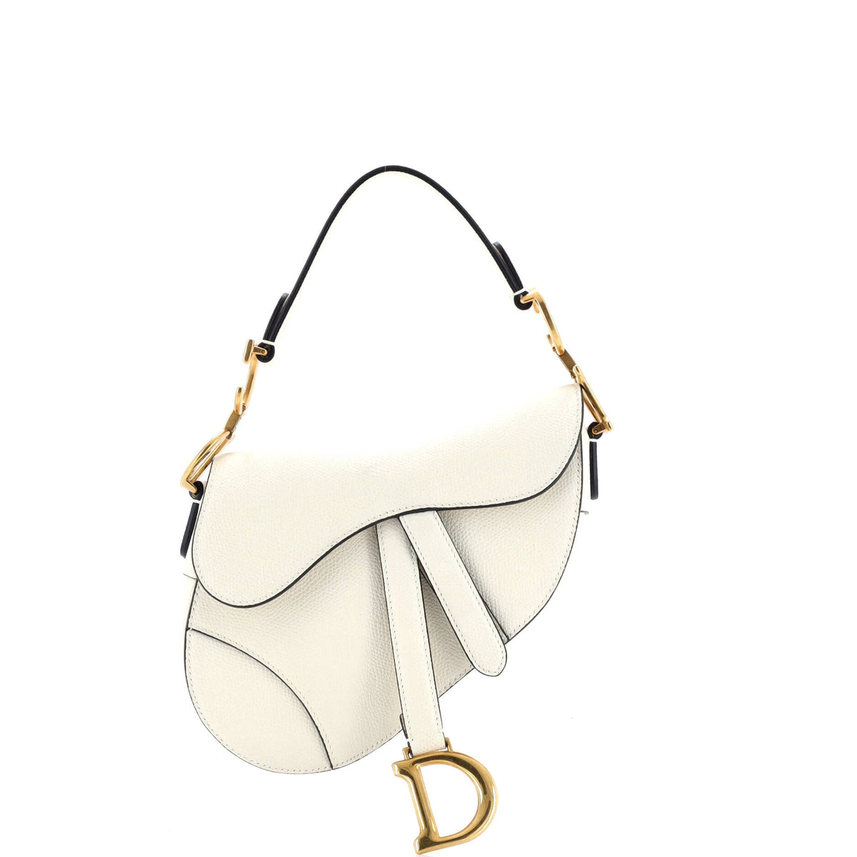 Saddle Handbag Leather Mini