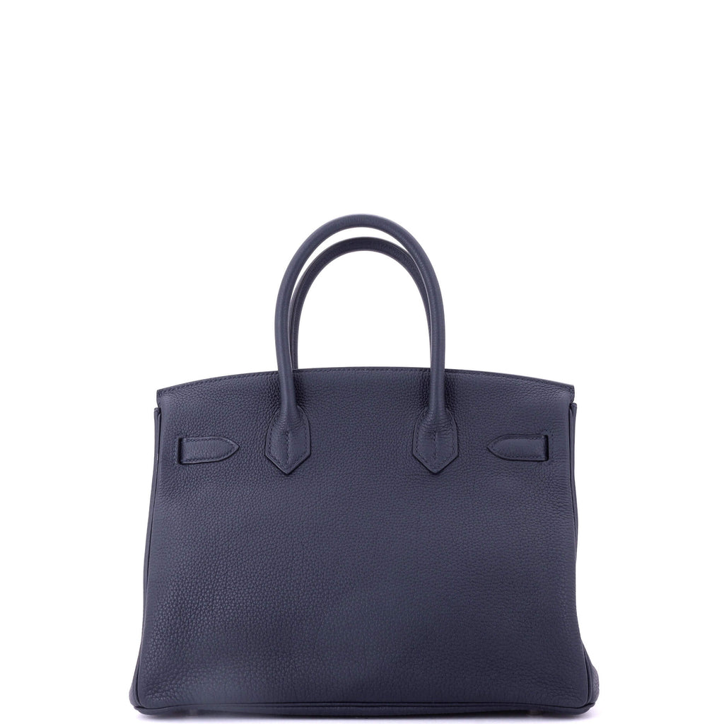 Birkin Handbag Verso Togo with Palladium Hardware 30