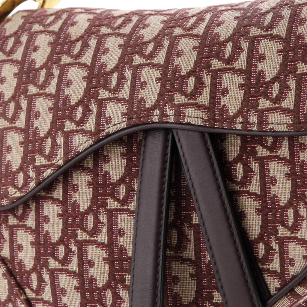 Saddle Handbag Oblique Canvas Medium