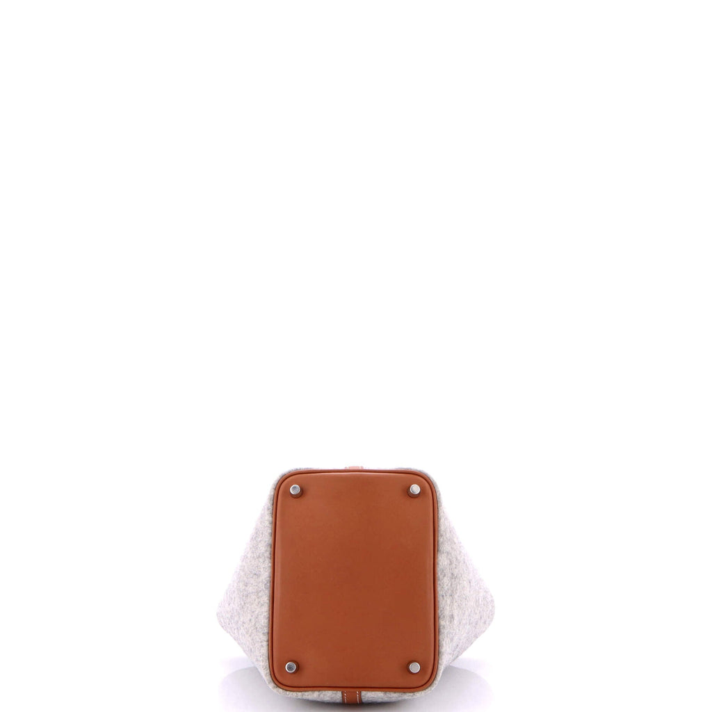 Picotin Lock Bag Felt with Leather PM