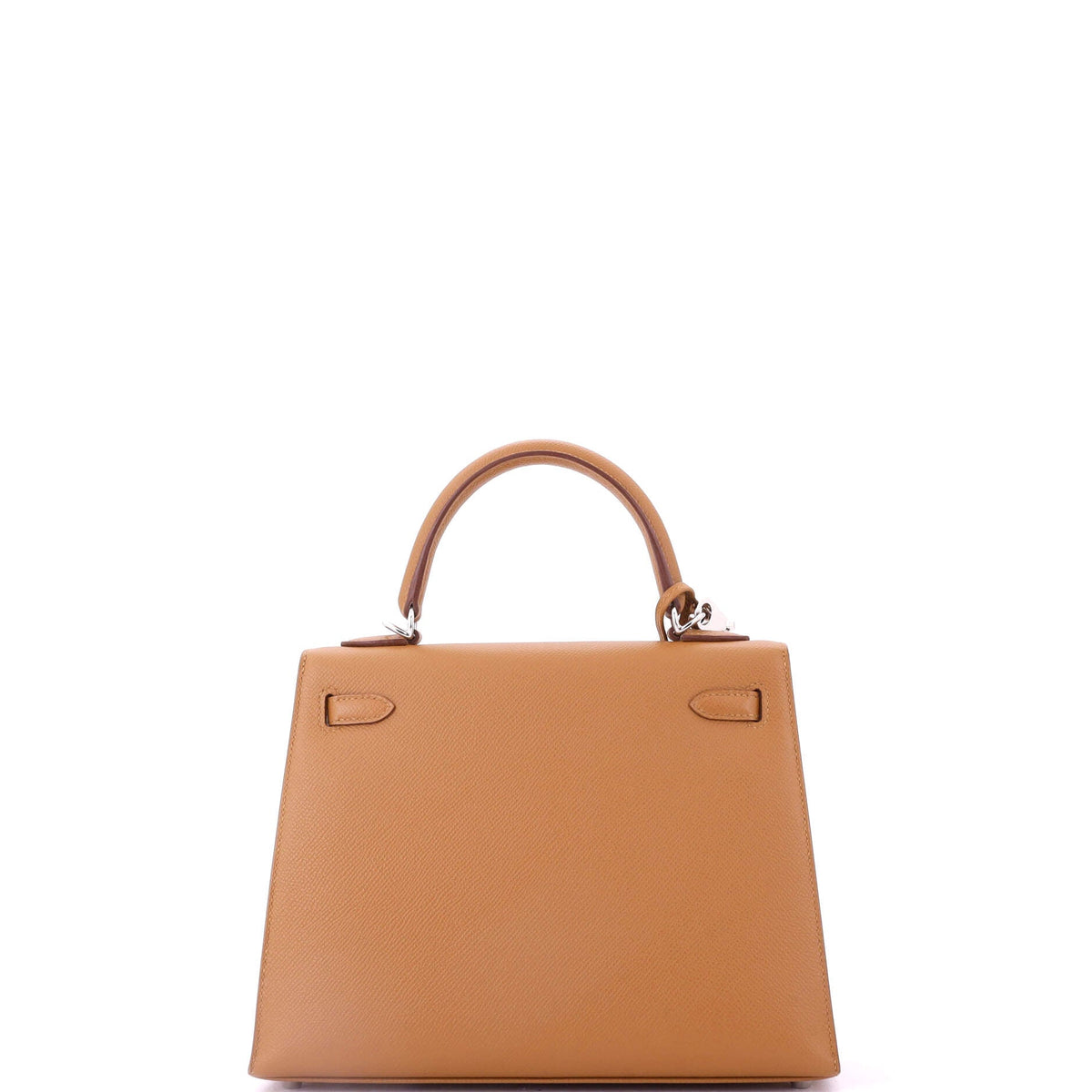 Kelly Handbag Verso Epsom with Palladium Hardware 25