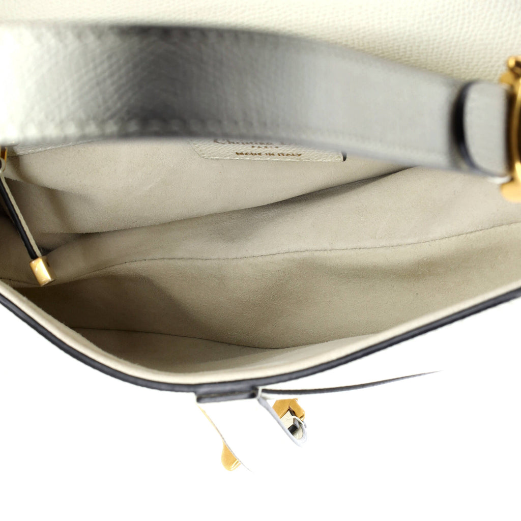 Saddle Handbag Leather Medium