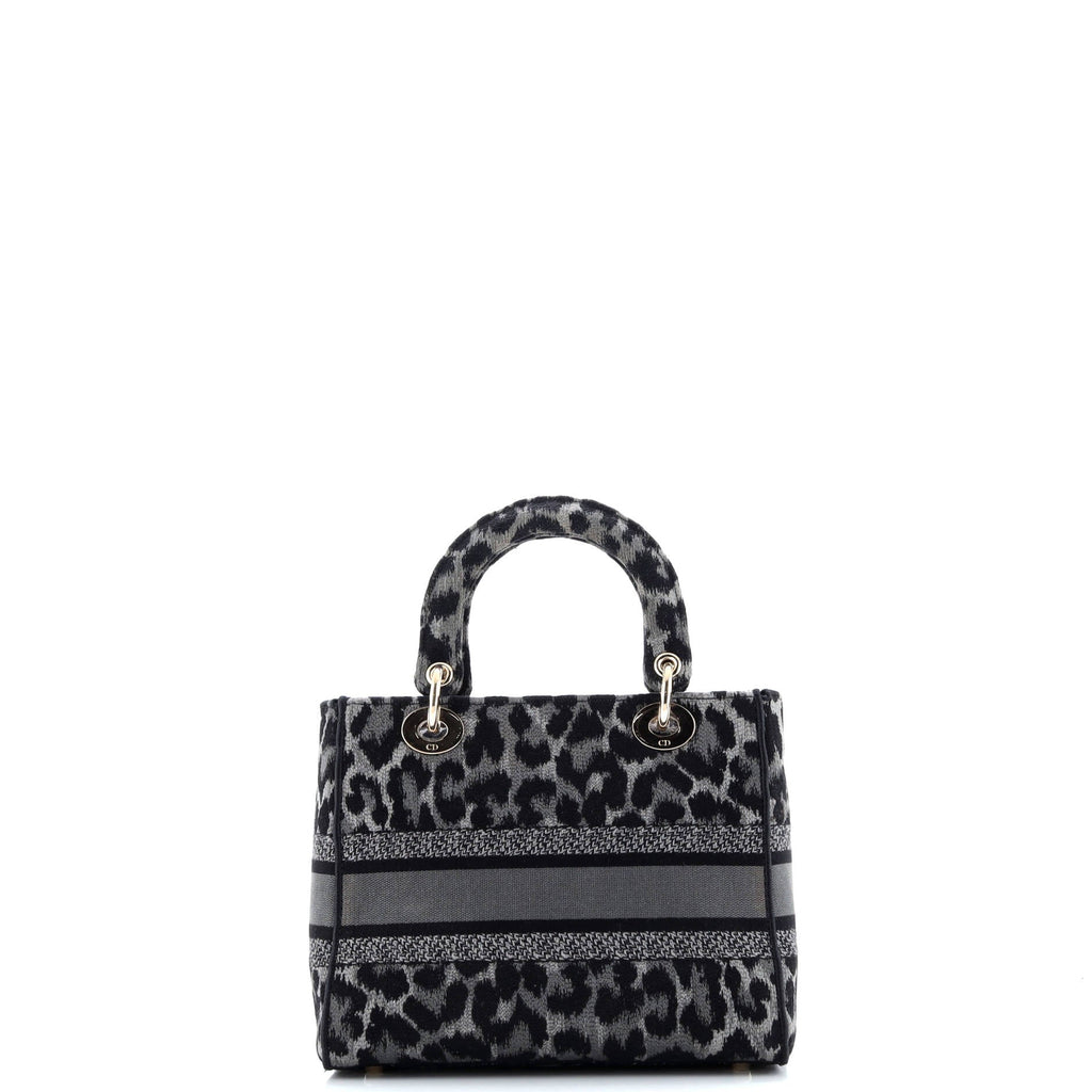 Lady D-Lite Bag Mizza Embroidered Canvas Medium
