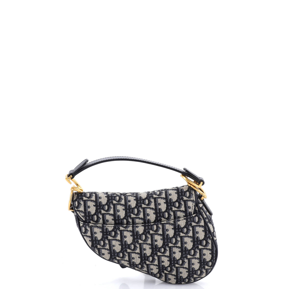 Saddle Handbag Oblique Canvas Mini