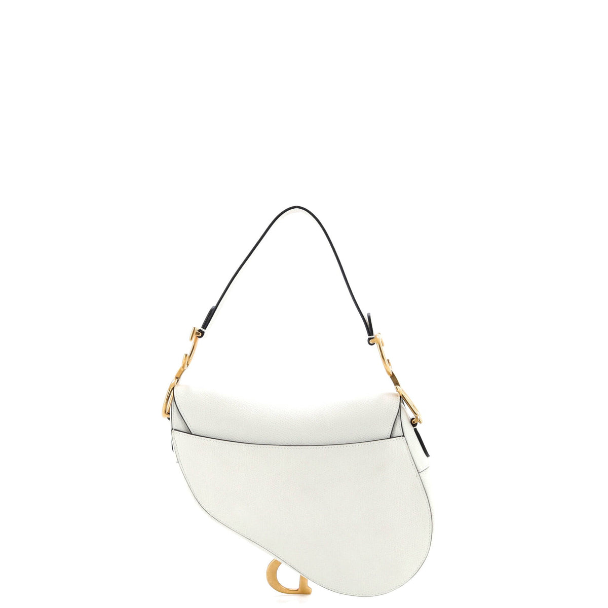 Saddle Handbag Leather Medium