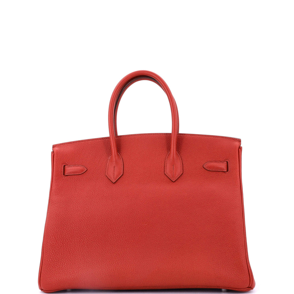 Birkin Handbag Rouge Vif Togo with Palladium Hardware 35