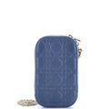Lady Dior Phone Holder on Chain Cannage Quilt Lambskin