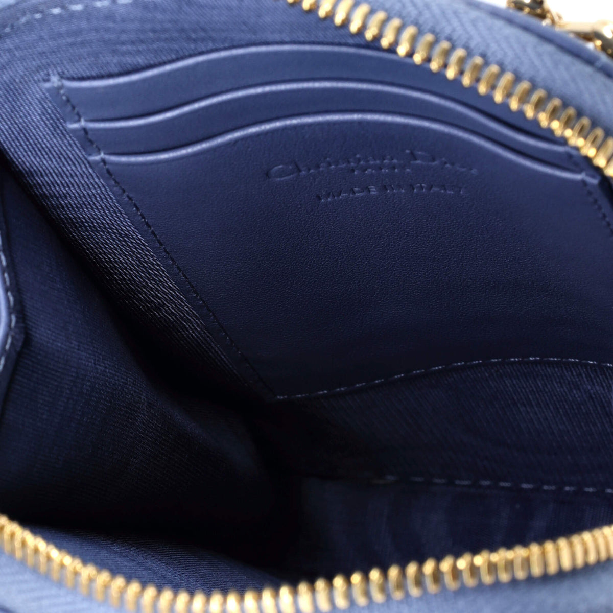 Lady Dior Phone Holder on Chain Cannage Quilt Lambskin