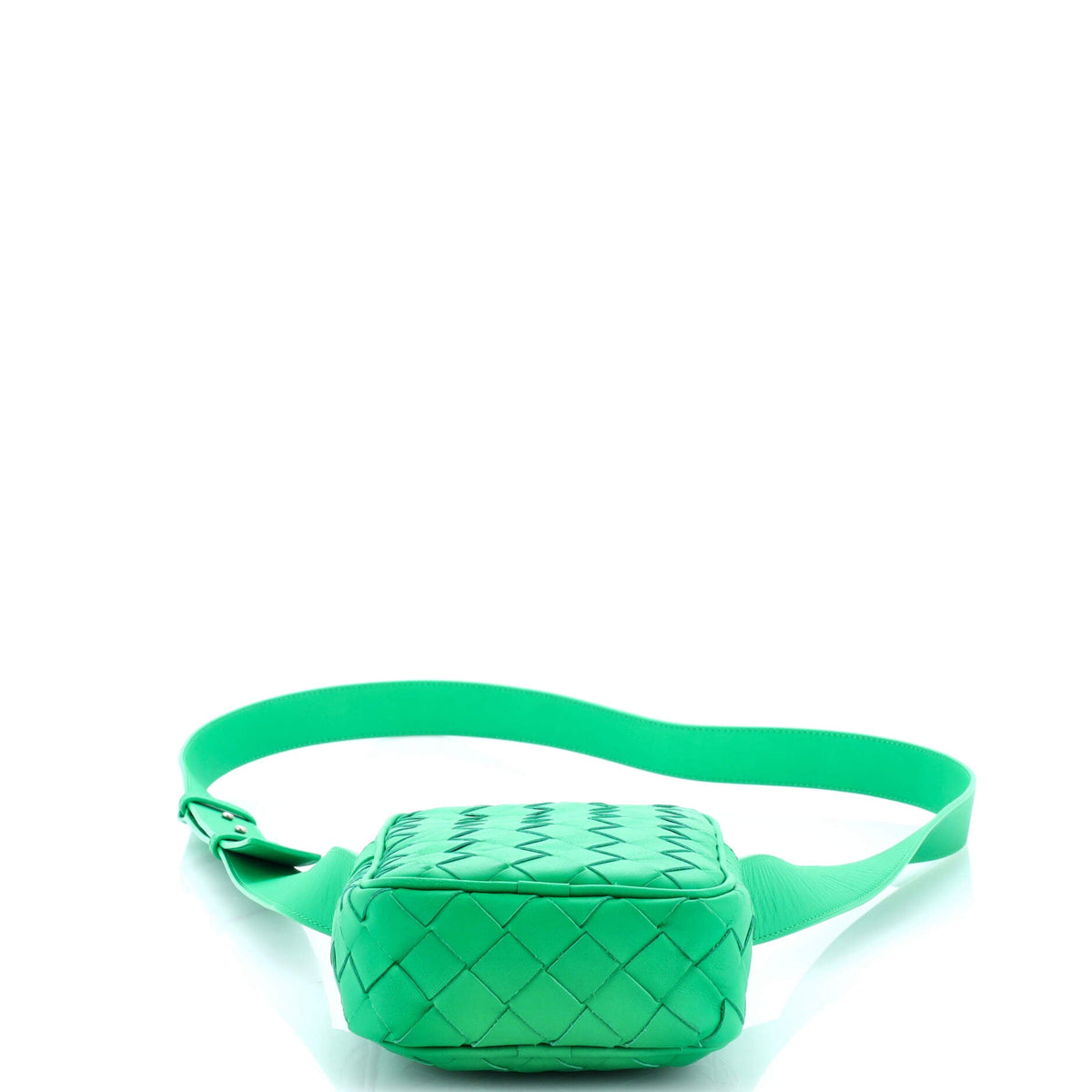 Zipped Phone Crossbody Bag Intrecciato Nappa
