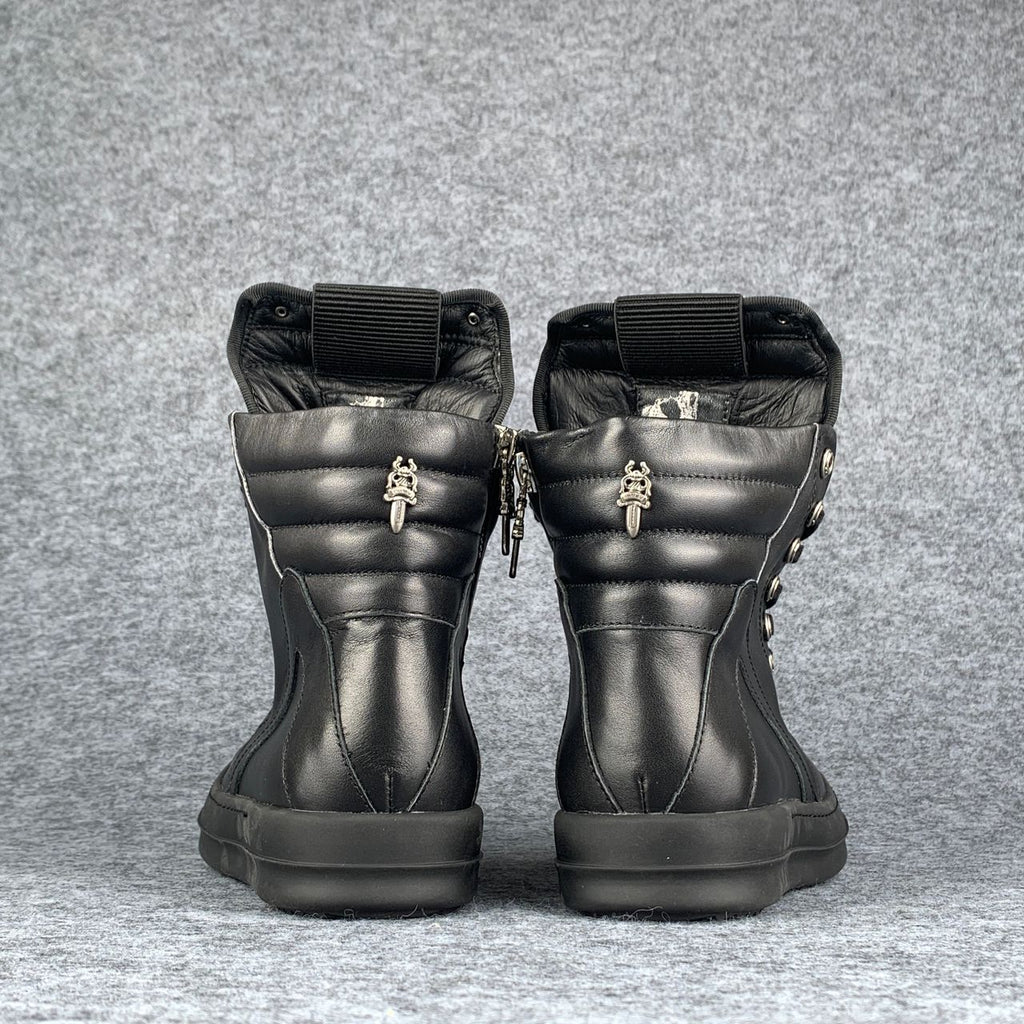 Chrome Hearts x Rick Owens Geobasket High 'Black’