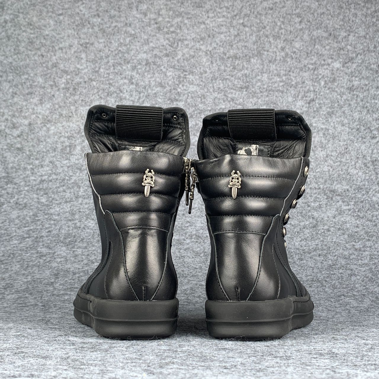 Chrome Hearts x Rick Owens Geobasket High 'Black’