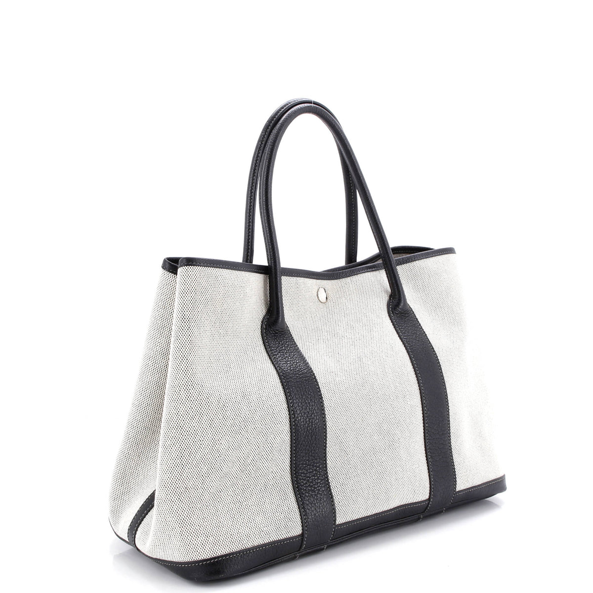 Garden Party Tote Toile and Leather 36