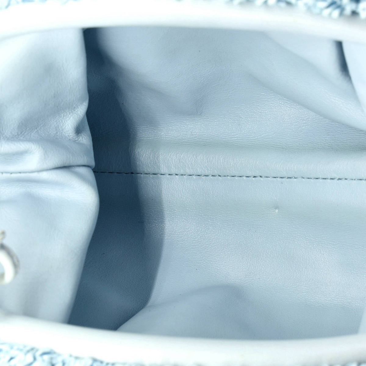 The Pouch Curly Raffia Mini