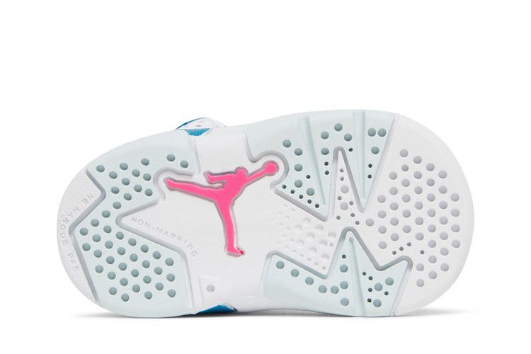 Jordan 6 Retro White Laser Fuchsia Green Abyss (TD)