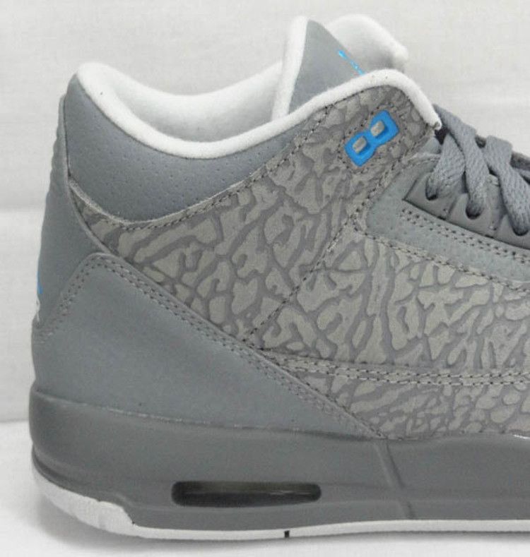 Jordan 3 Retro Flip Cool Grey Blue Glow (GS)