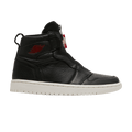 Jordan 1 Retro High Zip Black Gym Red Phantom (Women's)