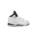 Jordan 5 Retro White Black Matte Silver University Red (TD)