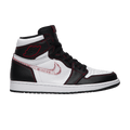 Jordan 1 Retro High Defiant White Black Gym Red