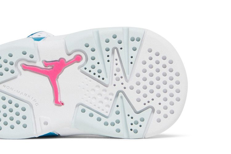Jordan 6 Retro White Laser Fuchsia Green Abyss (TD)