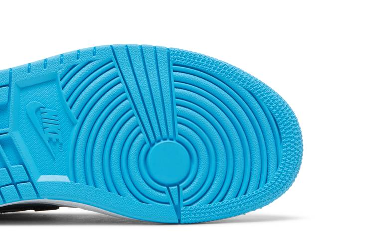 Jordan 1 Retro Low OG Black Dark Powder Blue (Women's)
