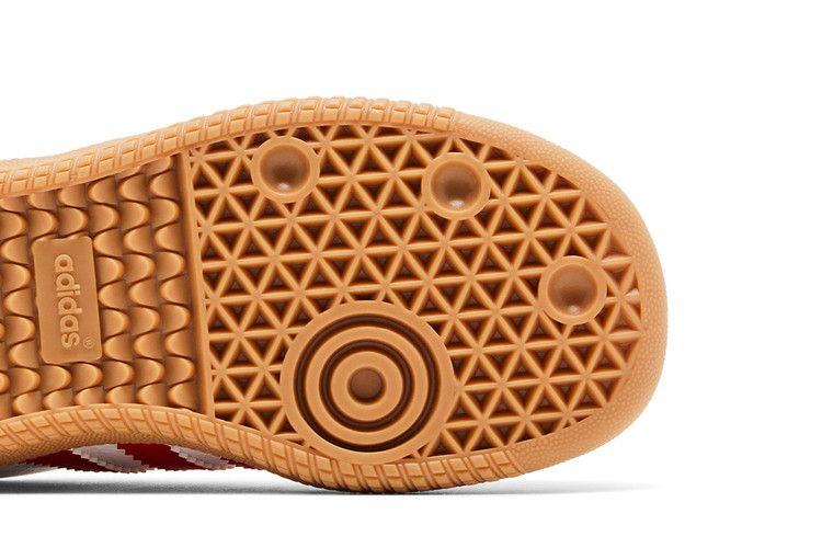 adidas Samba OG Cloud White Collegiate Red Gum (TD)