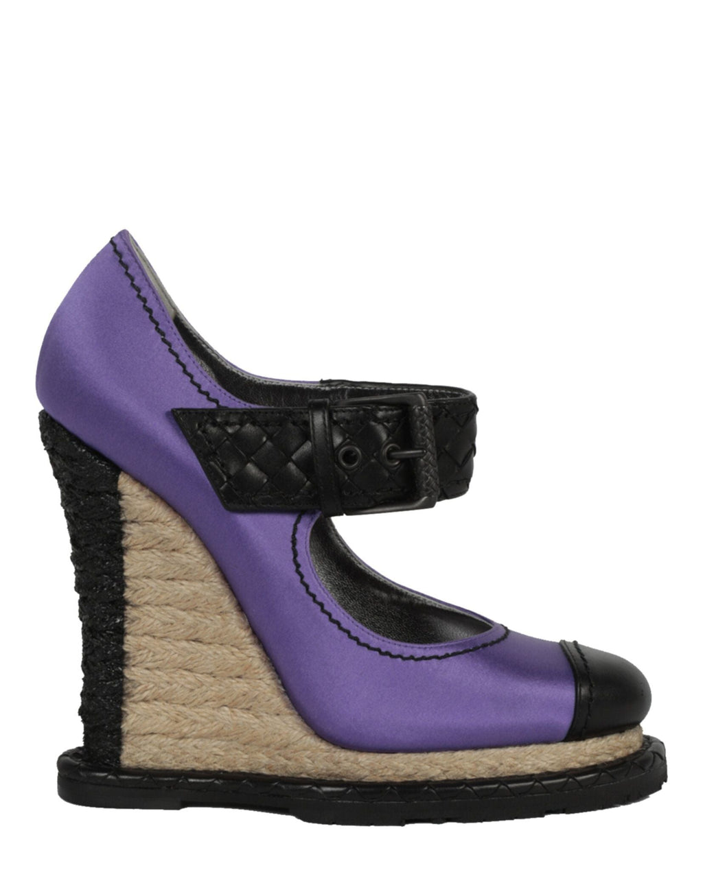 Bottega Veneta Mary Jane Espedrille Wedge