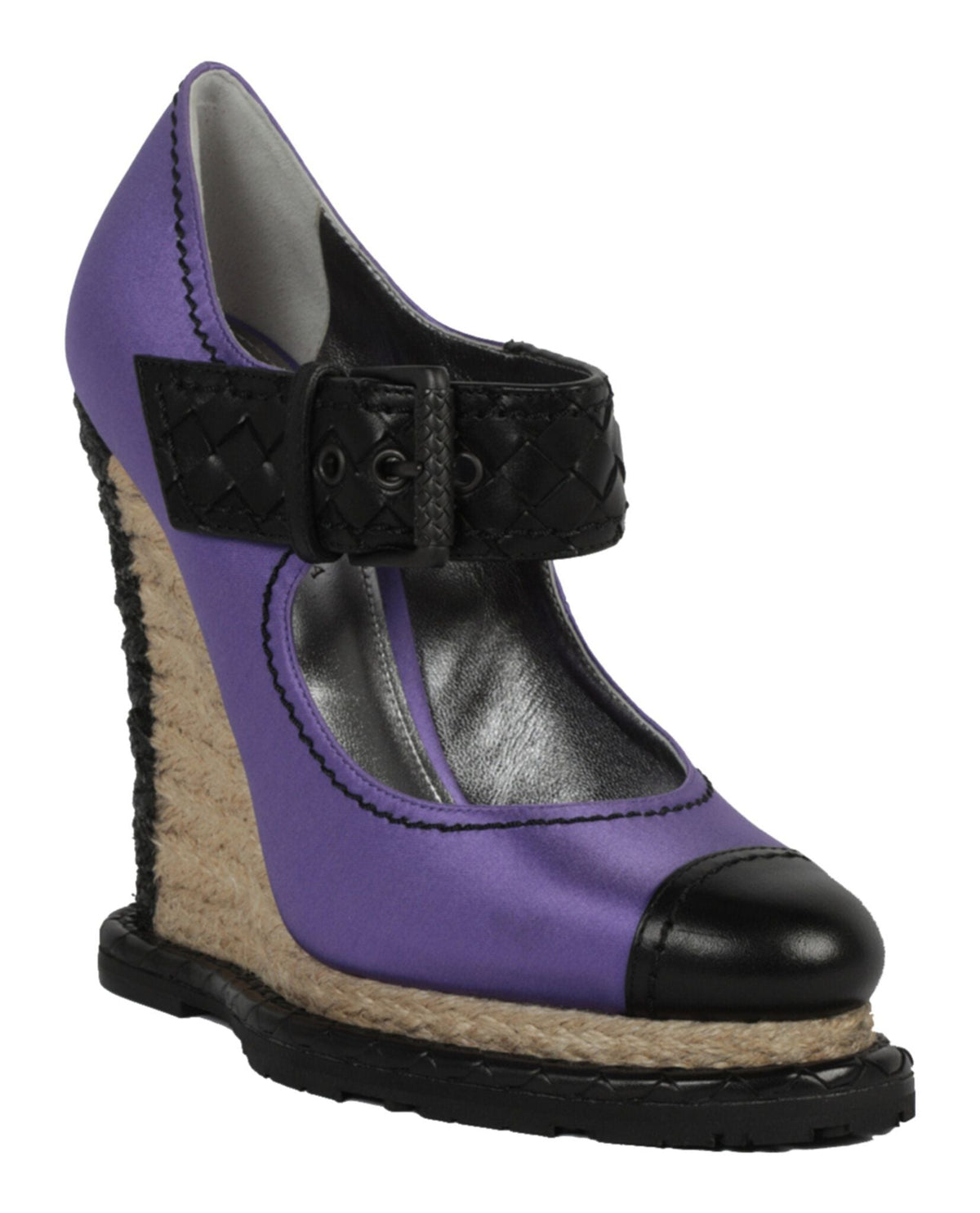 Bottega Veneta Mary Jane Espedrille Wedge
