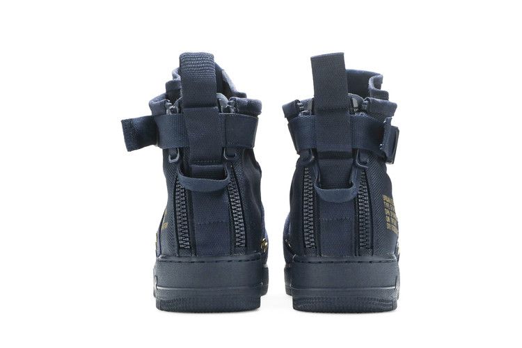 Nike SF Air Force 1 Mid Obsidian Metallic Gold