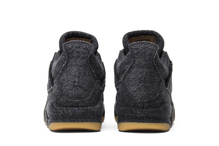 Jordan 4 Retro Levi's Black (GS) (Levi's Tag)