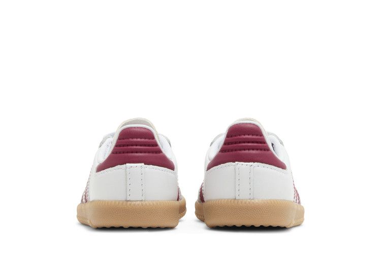 adidas Samba OG Cloud White Collegiate Burgundy Gum (TD)