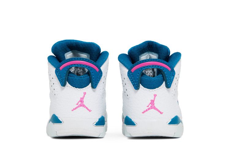 Jordan 6 Retro White Laser Fuchsia Green Abyss (TD)